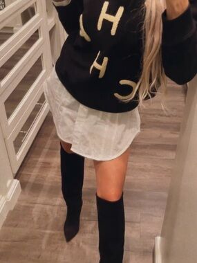 Othr Black Sweatshirt with Cream Lettering